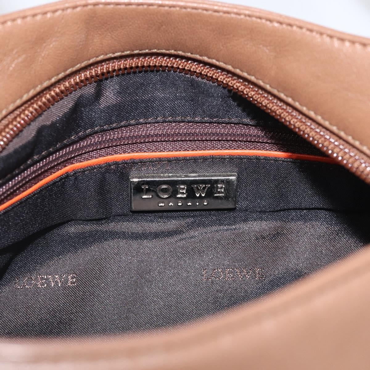 Loewe Shoulder bag Leather, Brown, Leather, Shoulder Bag