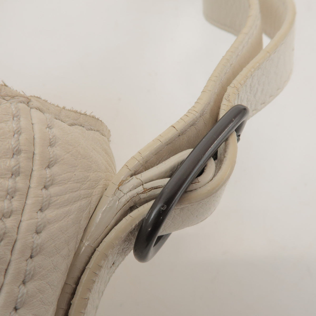 Bottega Veneta Shoulder Leather, White, Leather, Shoulder Bag