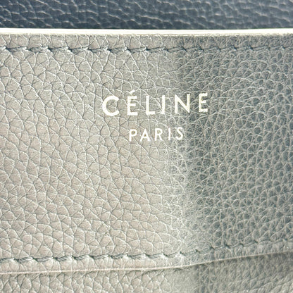 Celine Luggage Smooth Leather, Black, Leather, Handbag