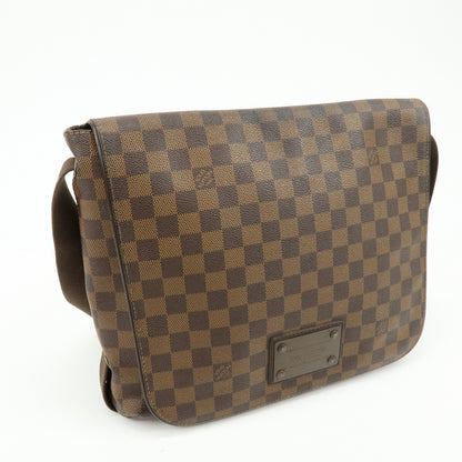 Louis Vuitton Brooklyn Damier, Brown, Canvas, Shoulder Bag