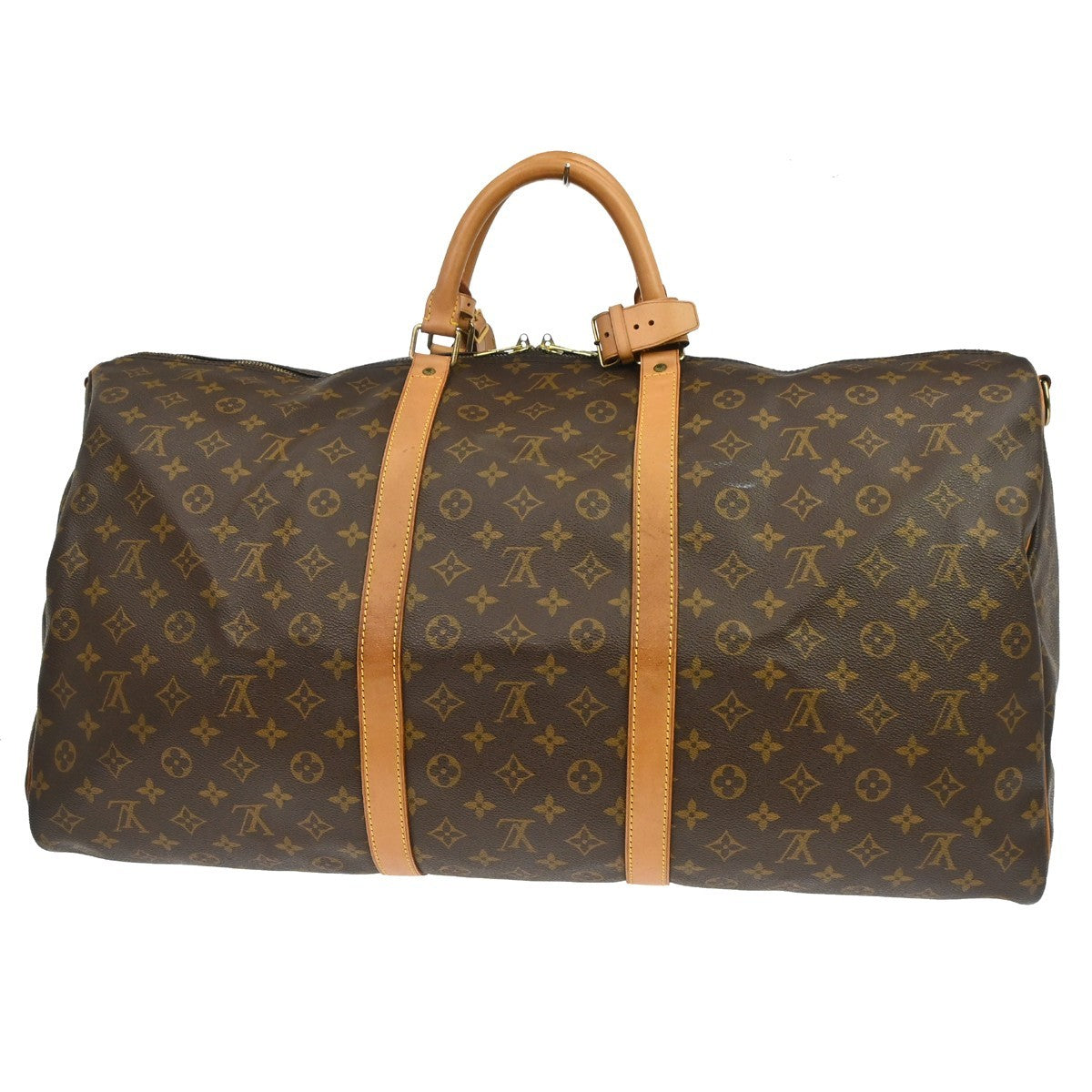 Louis Vuitton Keepall Bandouliere Monogram Canvas, Brown, Canvas, Travel Bag