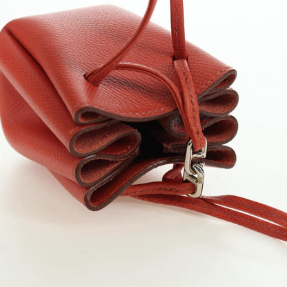 Hermes Vespa Leather, Red, Leather, Clutch