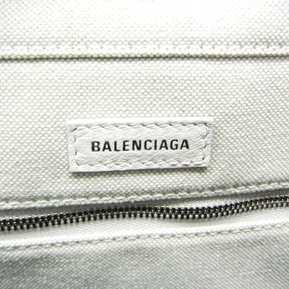 Balenciaga Everyday 2.0 North South Canvas and leather, White, Canvas, Tote Bag