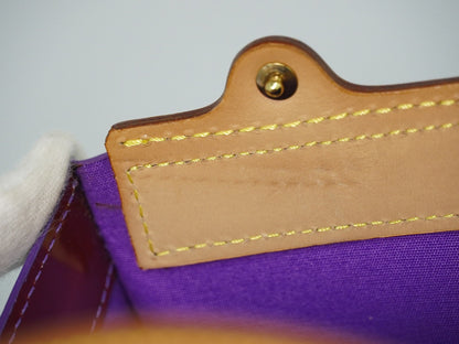 Louis Vuitton Stanton Monogram Vernis, Purple, Leather, Tote Bag