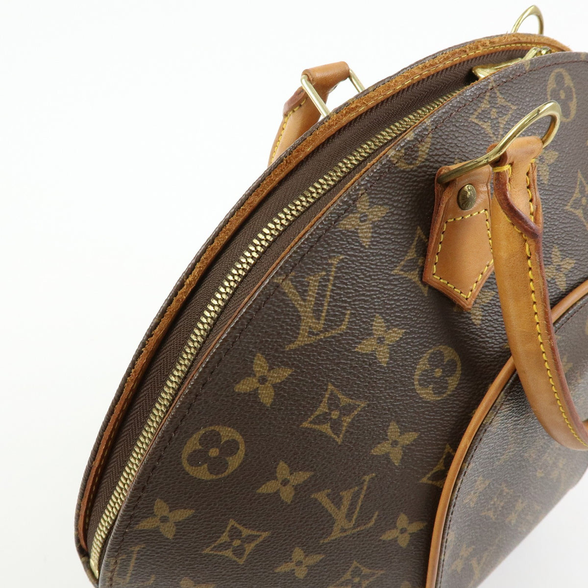 Louis Vuitton Ellipse Monogram Canvas, Brown, Canvas, Handbag