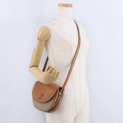Celine Macadam Canvas, Beige, Canvas, Shoulder Bag