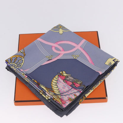 Hermes Carré 90 Silk multicolor, Blue, Silk, Scarf