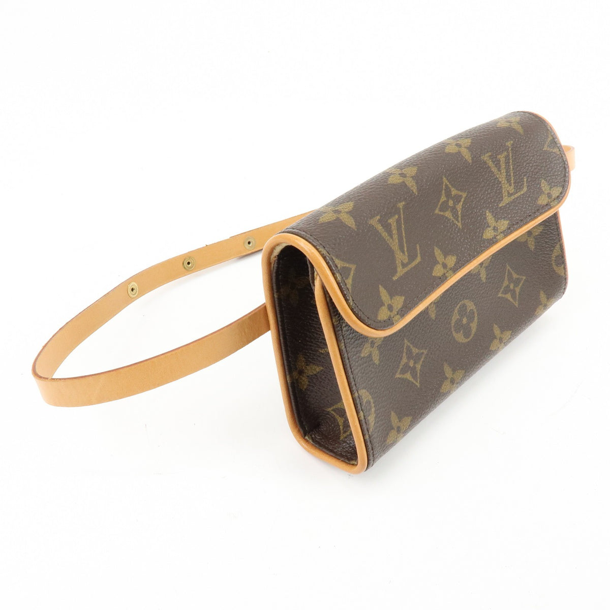 Louis Vuitton Florentine Waist Monogram Canvas, Brown, Canvas, Handbag