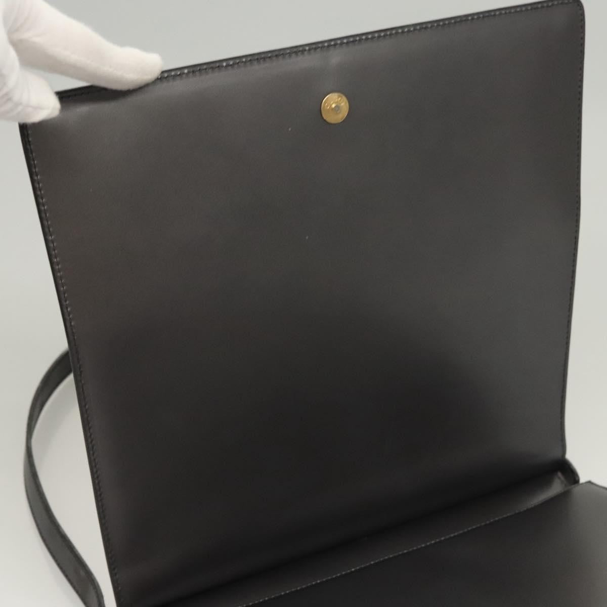Gucci Shoulder Leather, Brown, Leather, Shoulder Bag