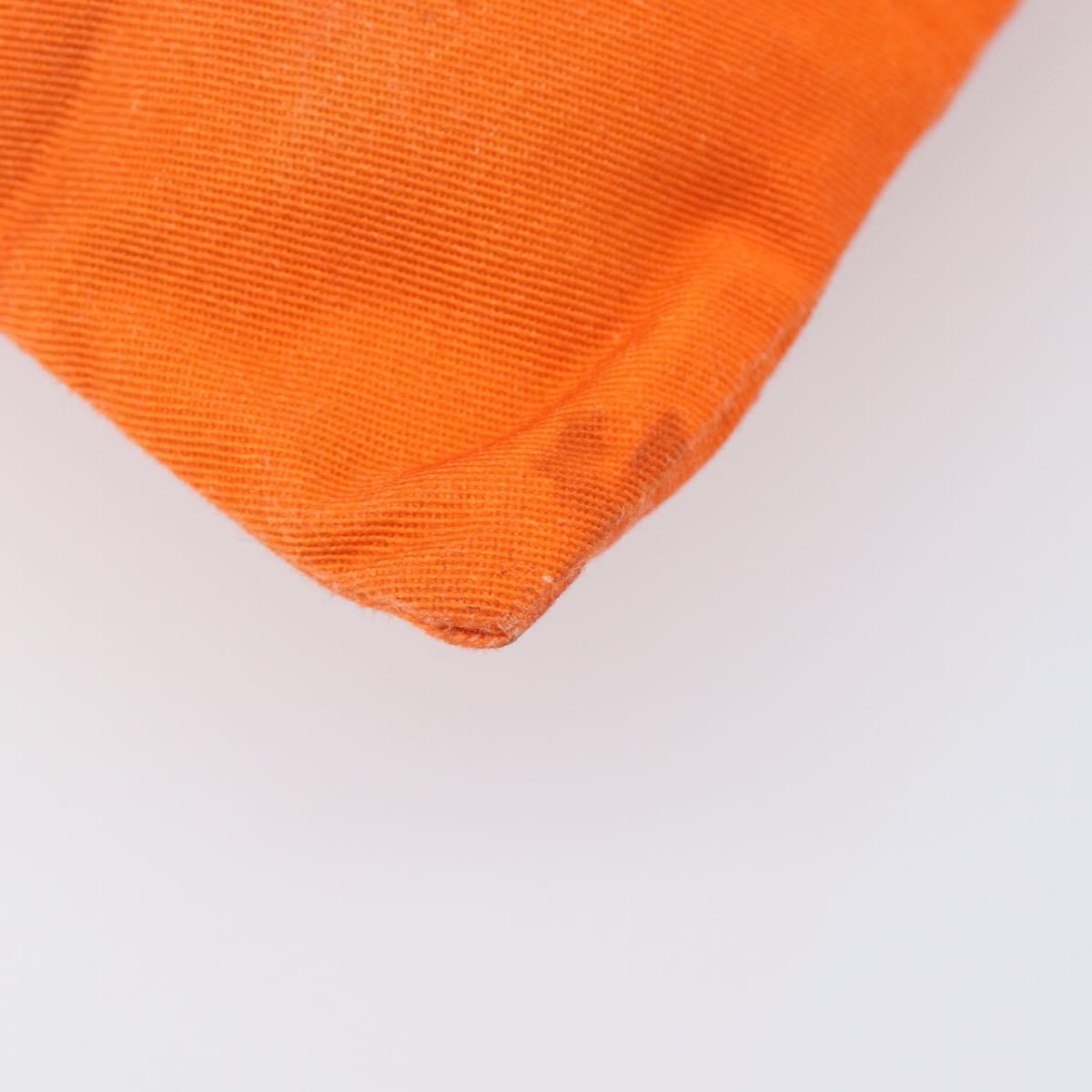 Loewe Paula Drawstring Printed Canvas, Orange, Canvas, Clutch