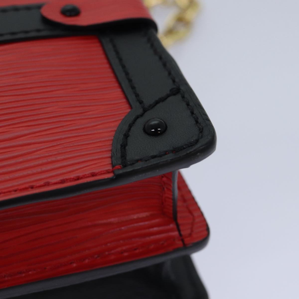 Louis Vuitton Trunk Clutch Epi Leather, Red, Leather, Shoulder Bag