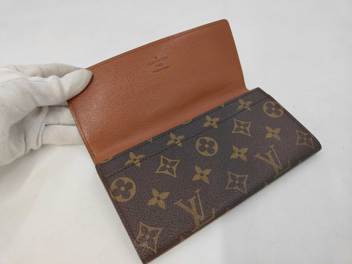 Louis Vuitton Porte Yen wallet Monogram canvas, Brown, Canvas, Wallet