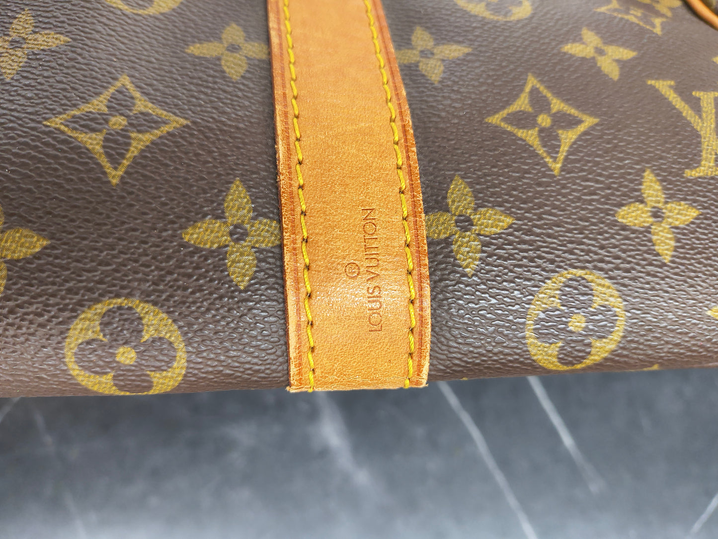Louis Vuitton Keepall Bandouliere Monogram Canvas, Brown, Canvas, Travel Bag