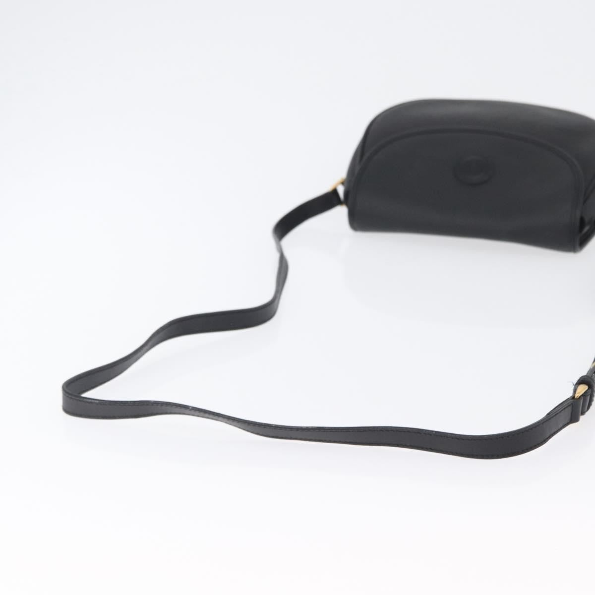 Gucci Vintage Leather, Black, Leather, Shoulder Bag