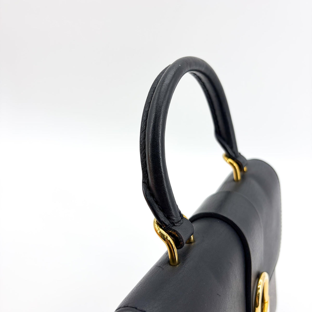 Louis Vuitton Locky Monogram Canvas with Leather, Black, Canvas, Handbag