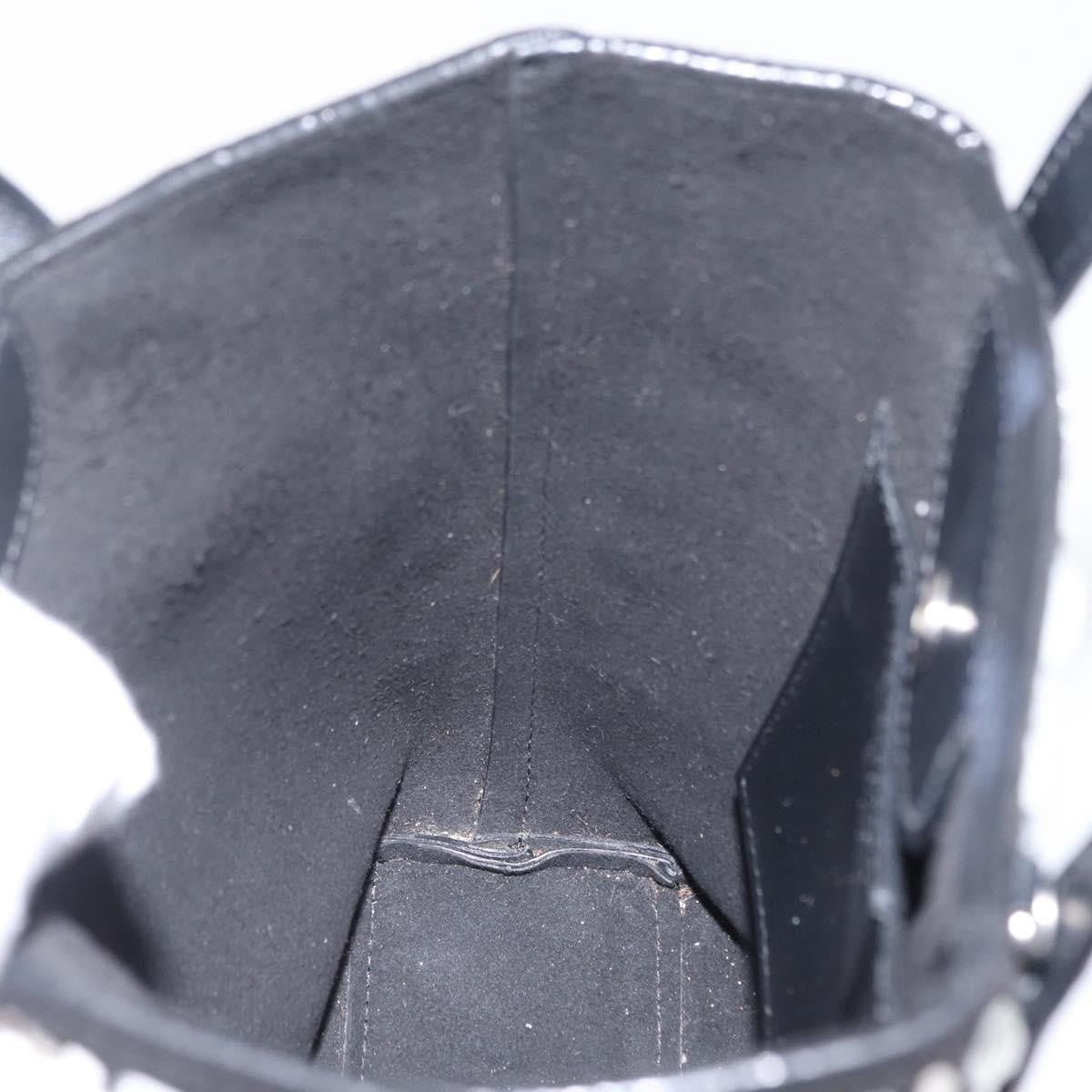 Salvatore Ferragamo Convertible Crystal Embellished Leather, Black, Leather, Tote Bag