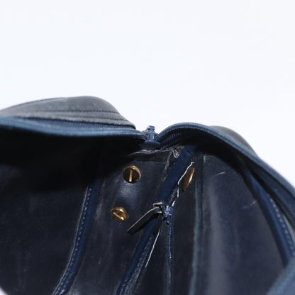 Christian Dior Vintage Leather, Navy, Leather, Shoulder Bag