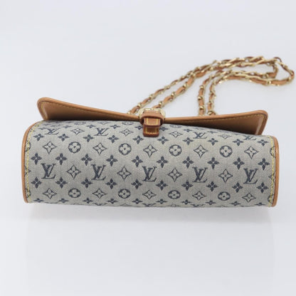 Louis Vuitton Camille Mini Lin, Blue, Canvas, Handbag