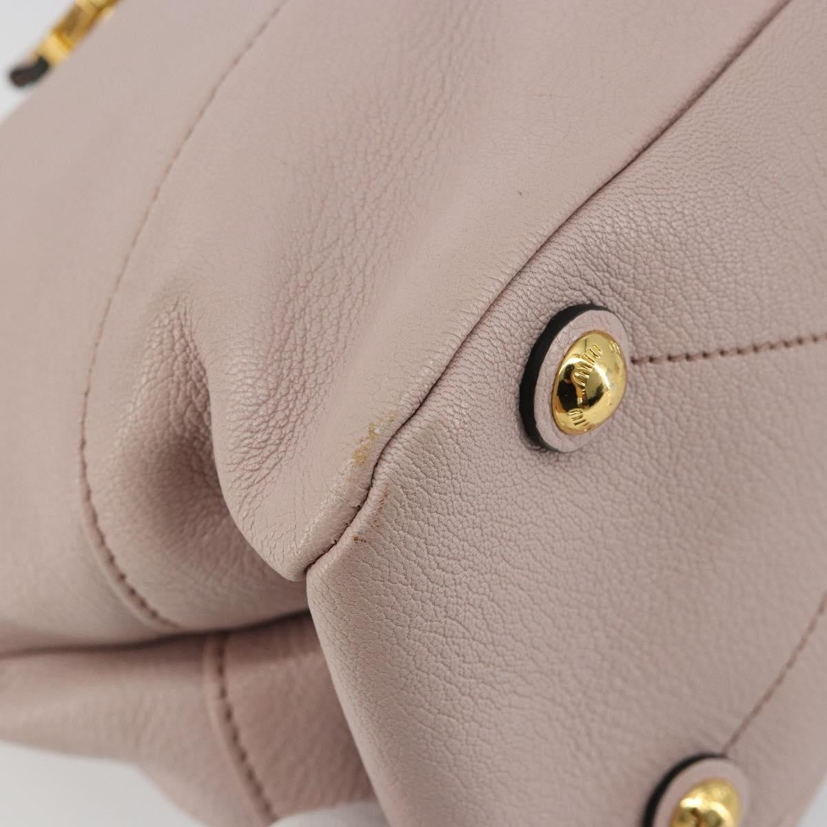 Miu Miu Madras Convertible Hobo Leather, Pink, Leather, Shoulder Bag