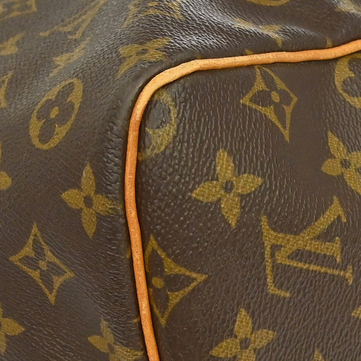 Louis Vuitton Keepall Monogram, Brown, Canvas, Travel Bag