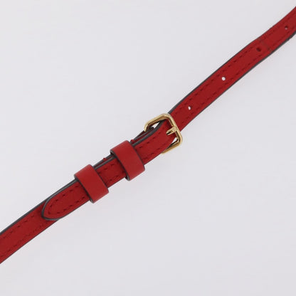 Louis Vuitton Locky Monogram Canvas with Leather, Red, Canvas, Handbag