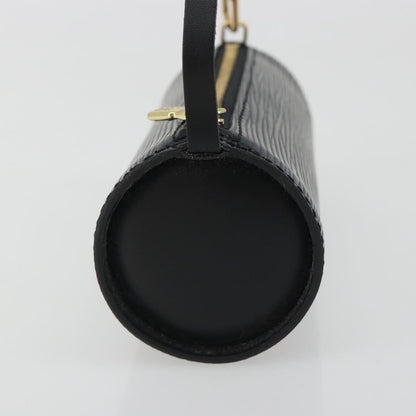 Louis Vuitton Soufflot Pochette Epi Leather, Black, Leather, Clutch
