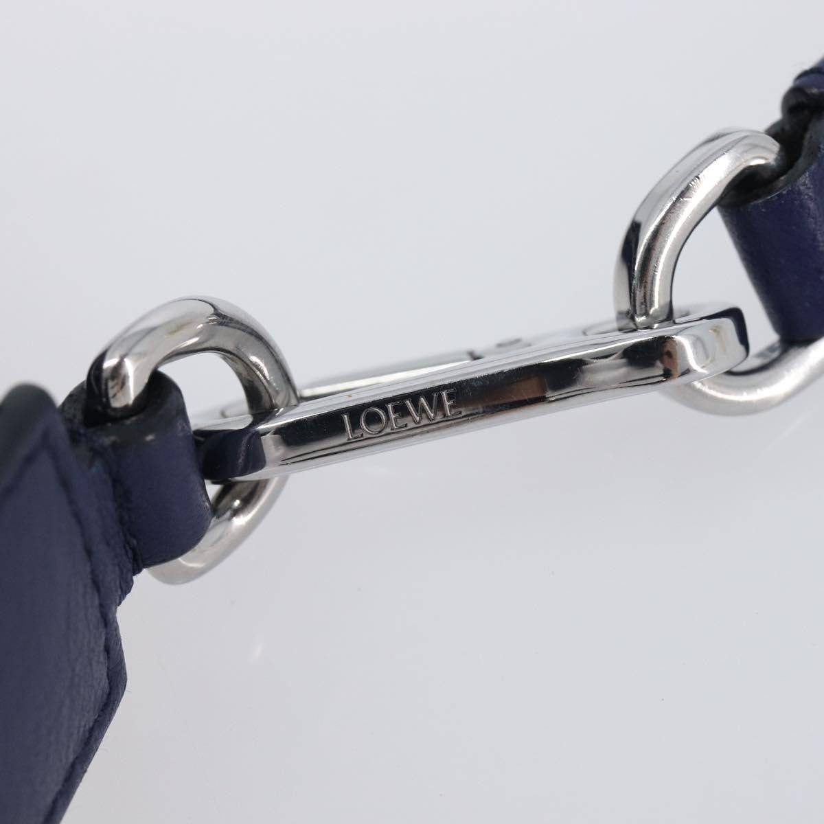 Loewe Puzzle Clutch Leather, Navy, Leather, Clutch