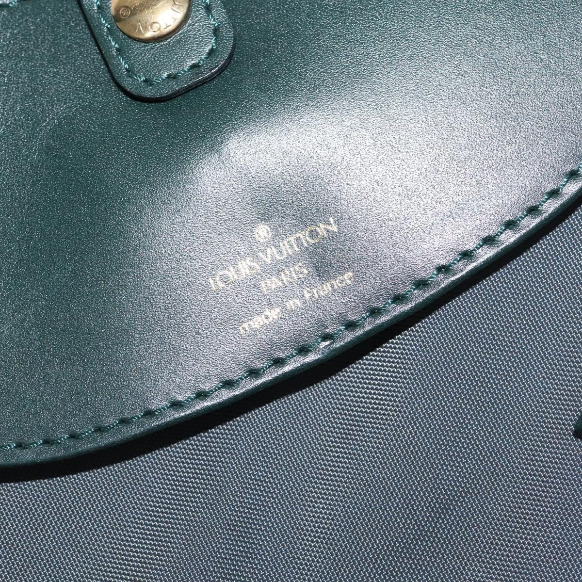 Louis Vuitton Garment Cover Taiga Leather, Green, Leather, Travel Bag
