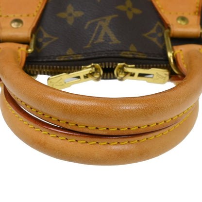 Louis Vuitton Alma Monogram Canvas, Brown, Canvas, Handbag