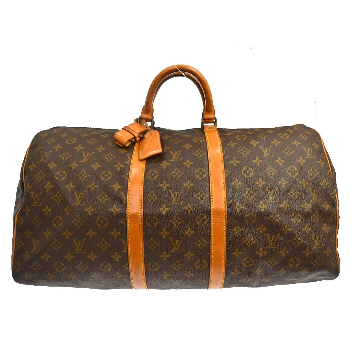 Louis Vuitton Keepall Monogram Canvas, Brown, Canvas, Travel Bag