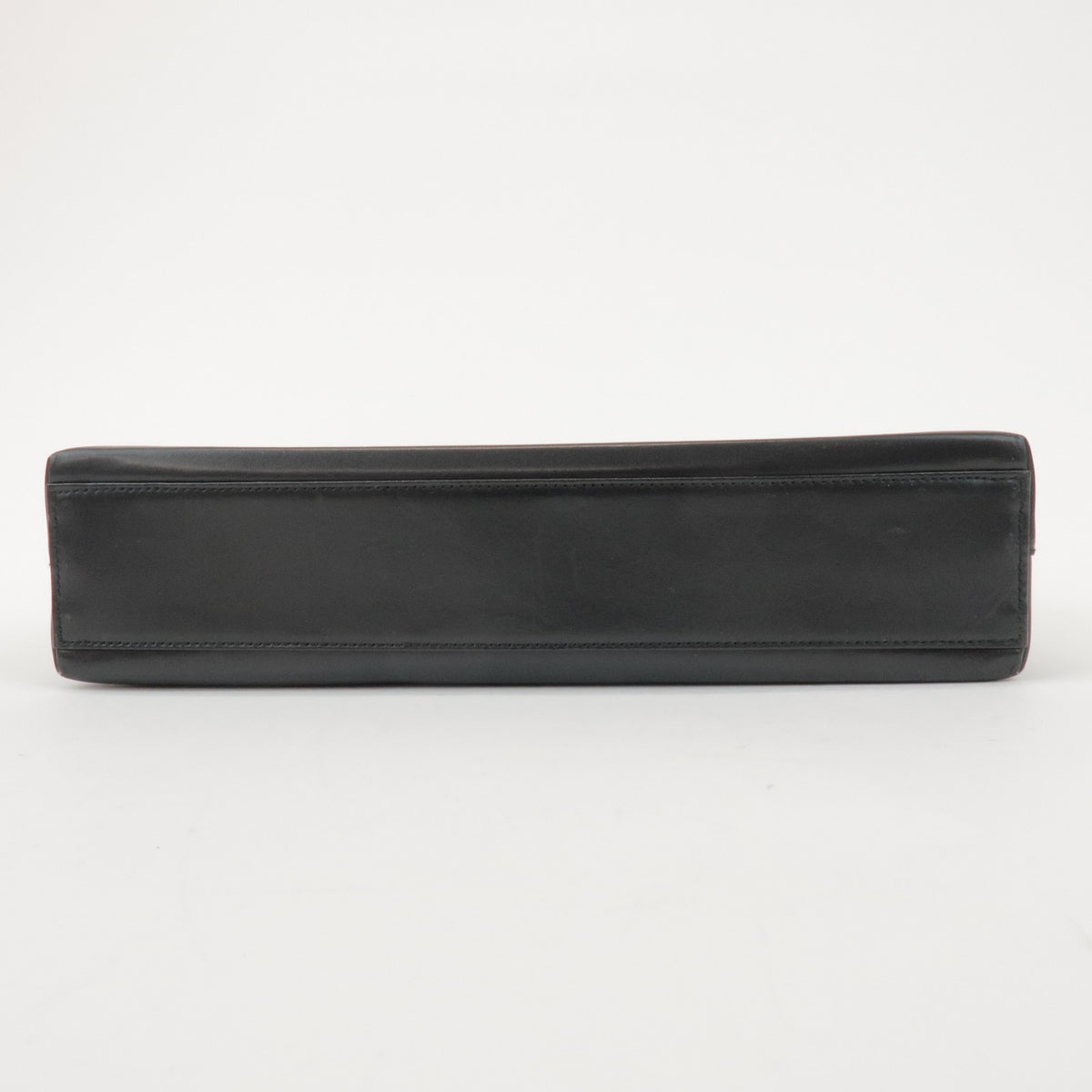 Salvatore Ferragamo Trifolio Leather, Black, Leather, Shoulder Bag