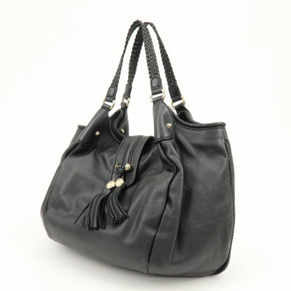 Gucci Marrakech Leather, Black, Leather, Tote Bag