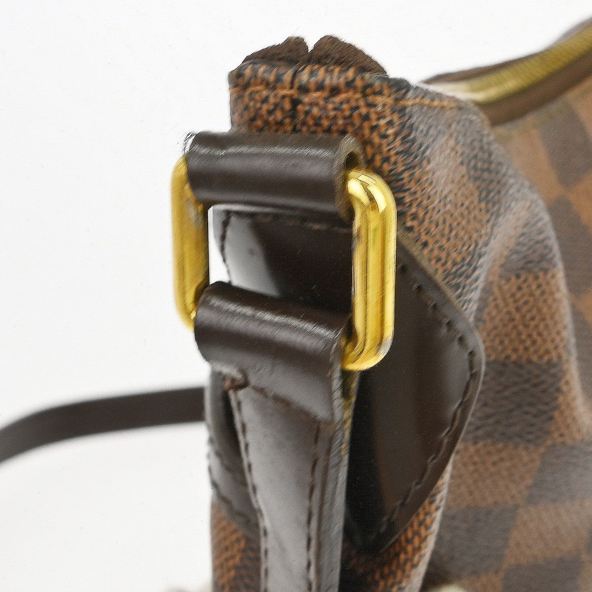 Louis Vuitton Bloomsbury Damier, Brown, Canvas, Shoulder Bag