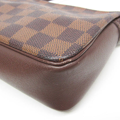 Louis Vuitton Trousse Make Up Damier, Brown, Canvas, Clutch
