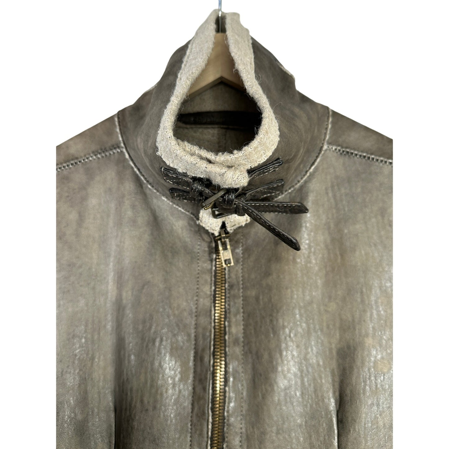 SALVATORE SANTORO Leather Coat