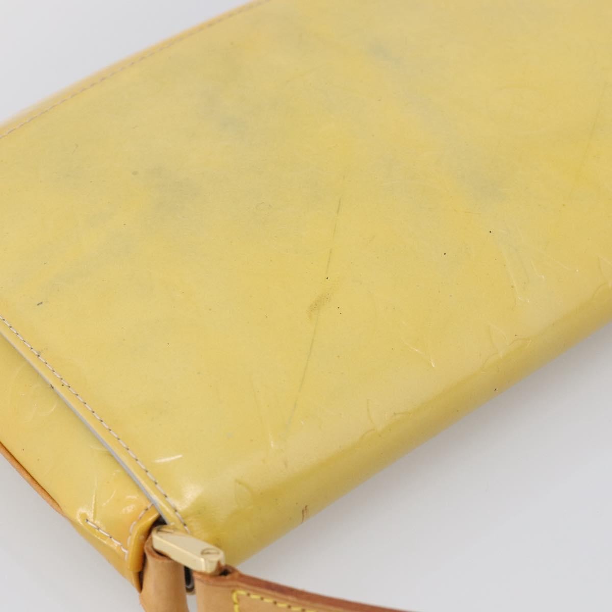 Louis Vuitton Thompson Street Monogram Vernis, Yellow, Patent Leather, Shoulder Bag