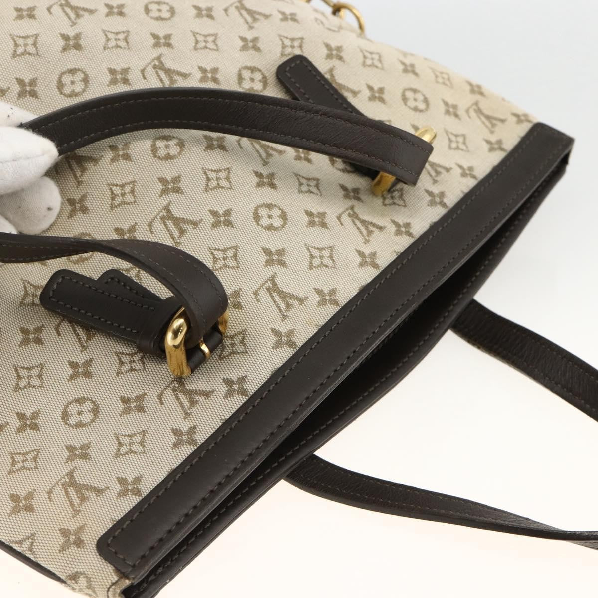 Louis Vuitton Francoise Mini lin, Khaki, Canvas, Tote Bag