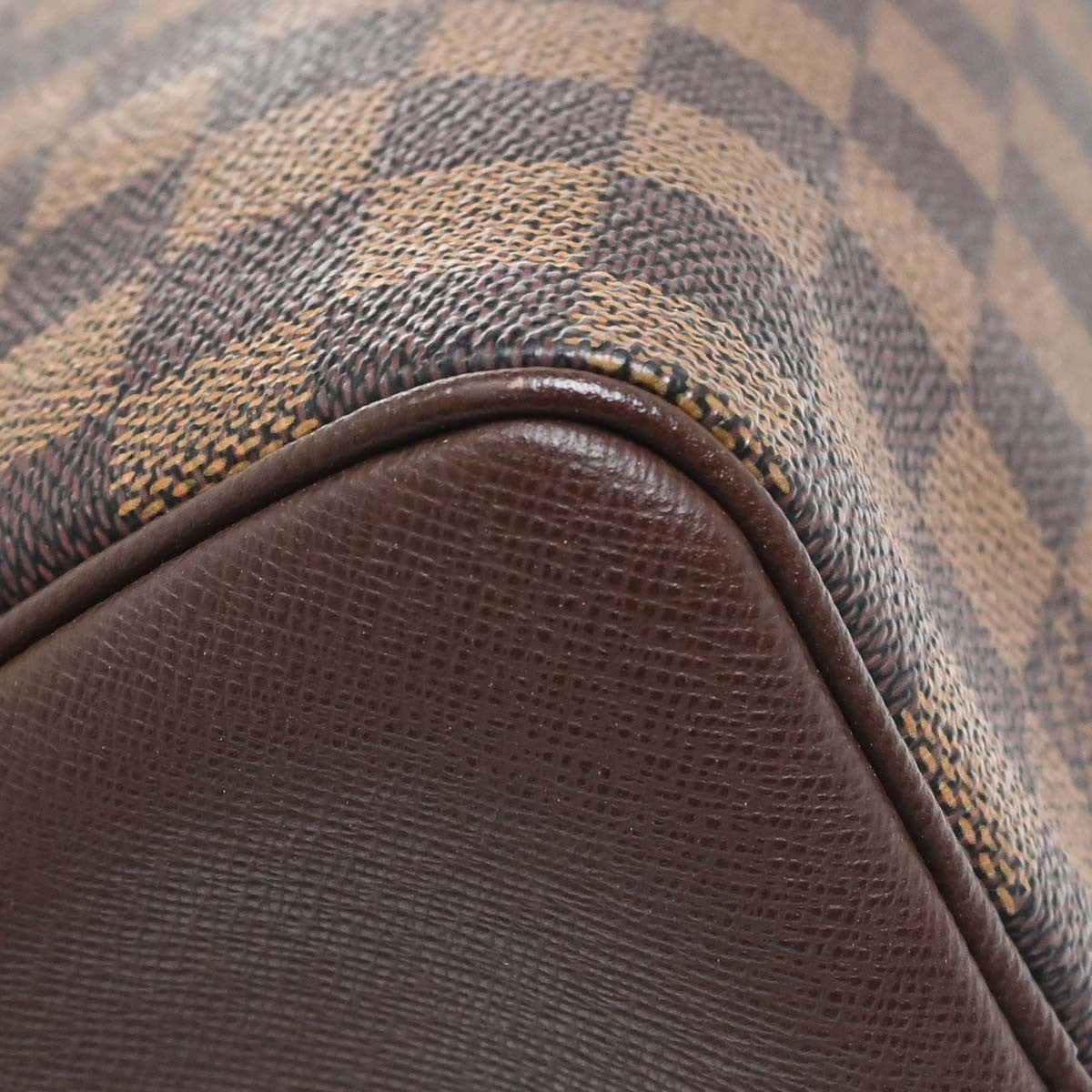 Louis Vuitton Triana Damier, Brown, Canvas, Handbag