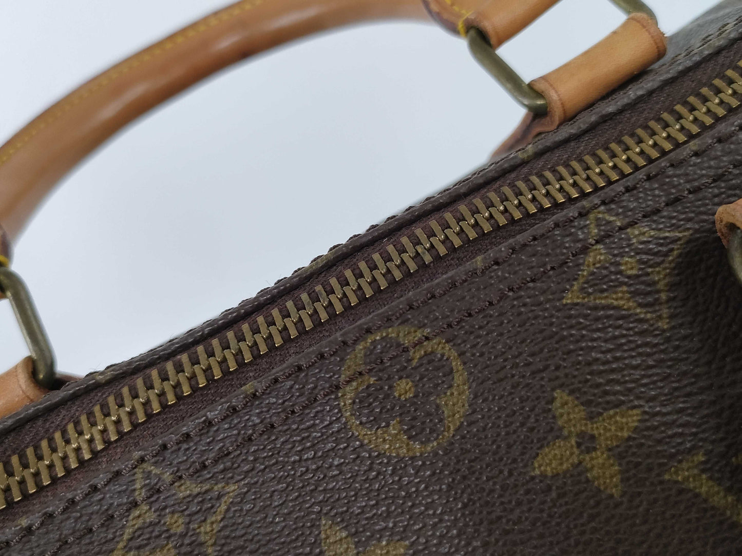 Louis Vuitton Keepall Monogram Canvas, Brown, Canvas, Travel Bag