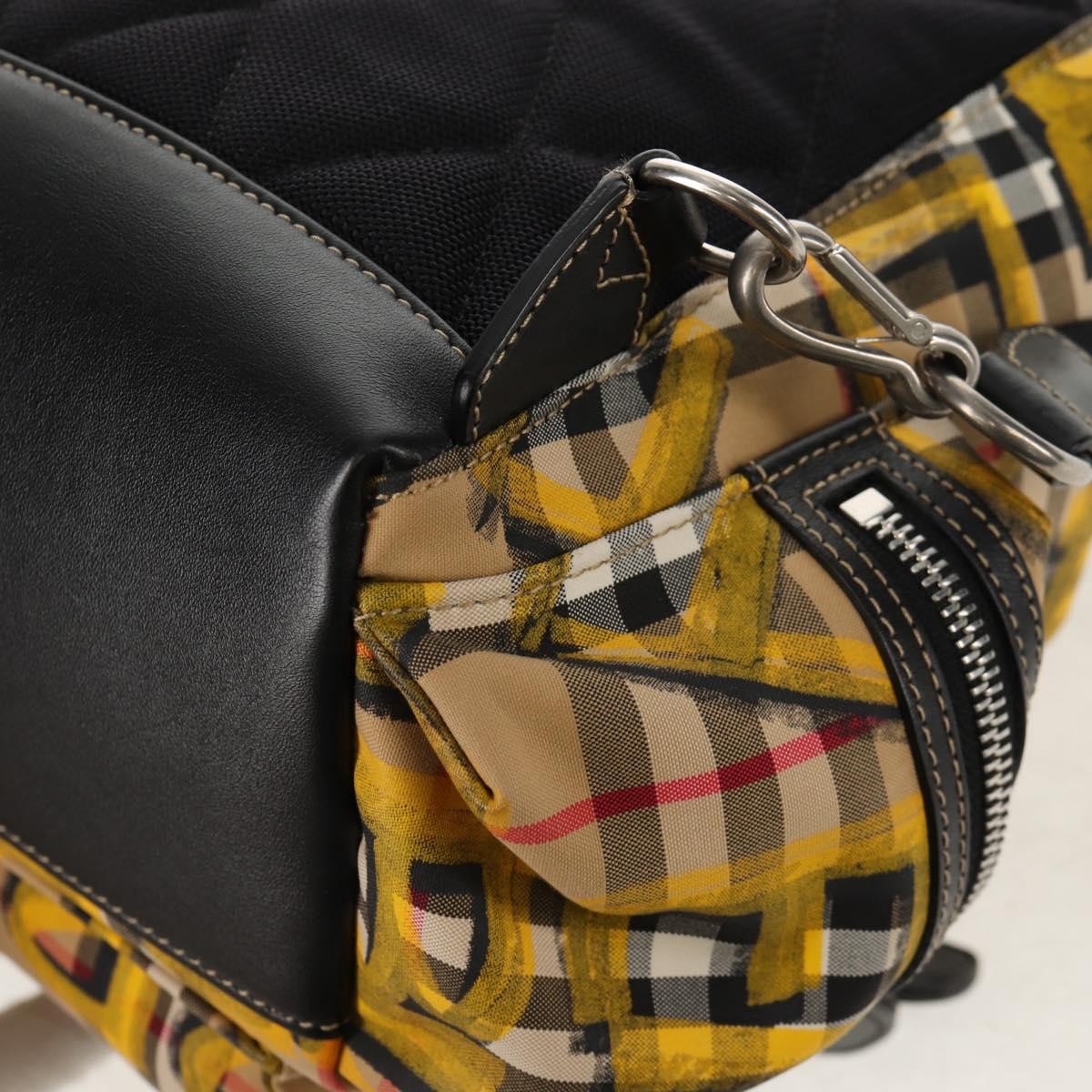 Burberry Graffiti Rucksack Vintage Check Canvas, Beige, Canvas, Backpack