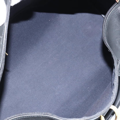 Christian Dior Vintage Trotter Boston Canvas, Black, Canvas, Travel Bag