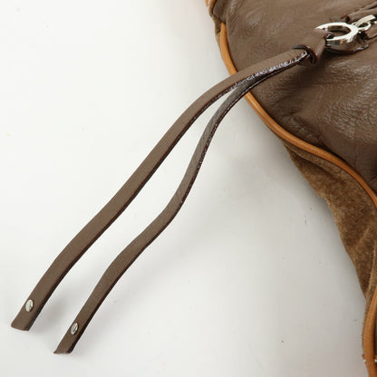 Burberry Blue Label Suede, Brown, Suede, Shoulder Bag
