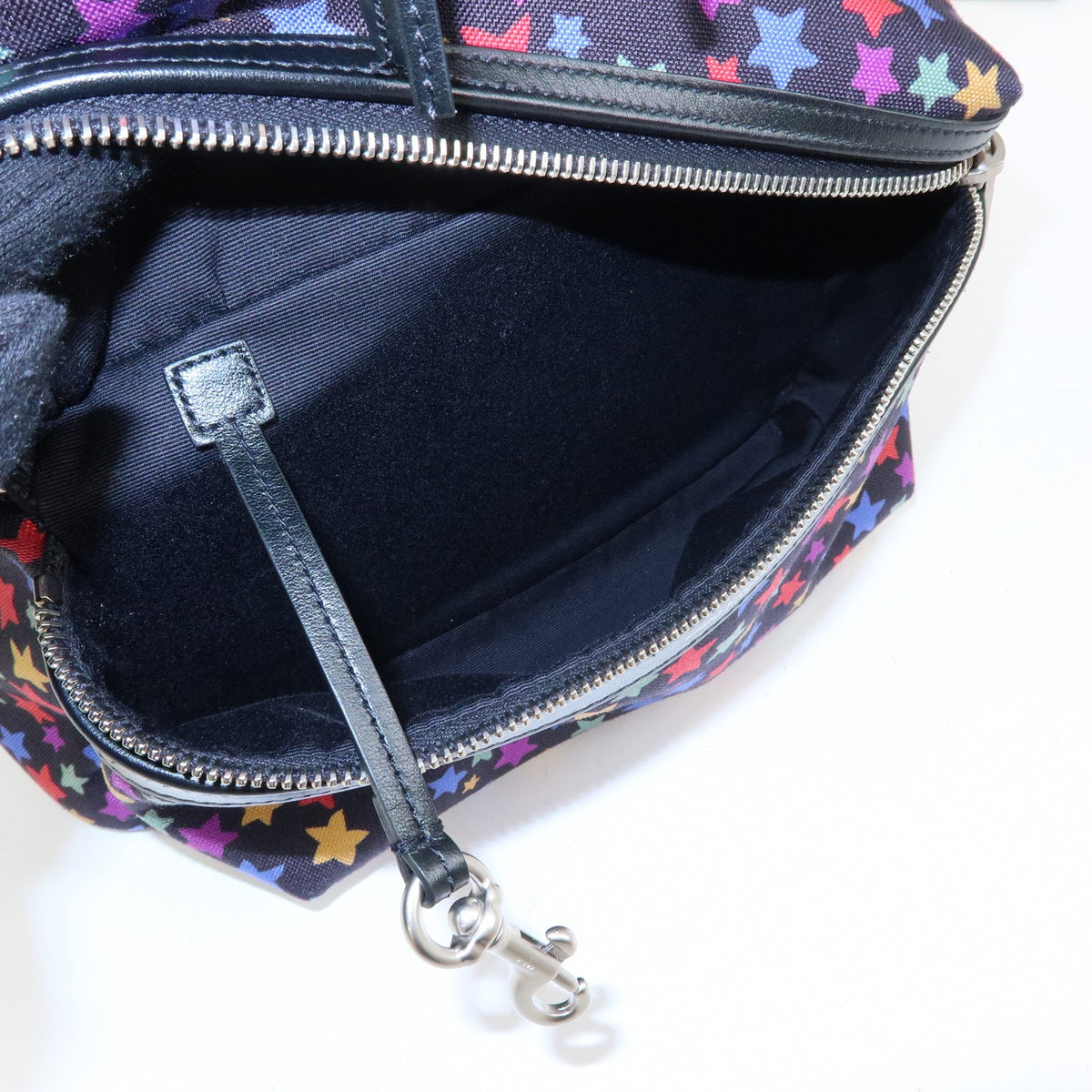Saint Laurent City Printed Corduroy, Multicolour, Canvas, Backpack