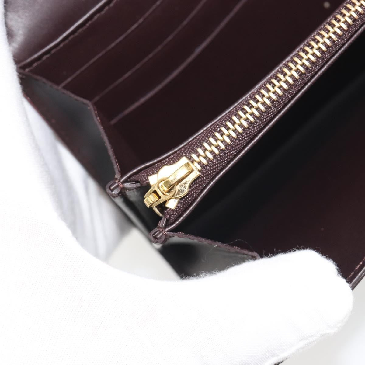 Louis Vuitton Sarah Monogram Vernis, Burgundy, Patent Leather, Clutch
