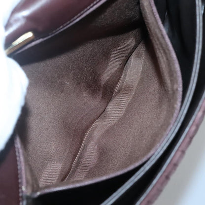 Bally Handbag Quilted Suede, Brown, Suede, Handbag
