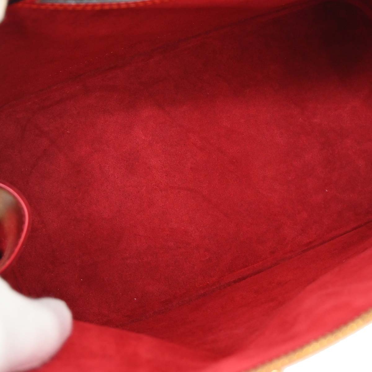 Louis Vuitton Alma Epi Leather, Red, Leather, Handbag