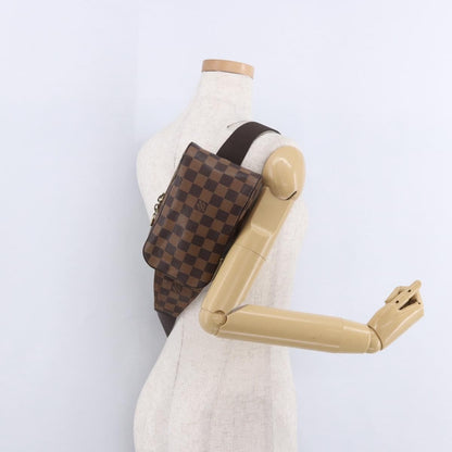 Louis Vuitton Geronimos Damier, Brown, Canvas, Clutch