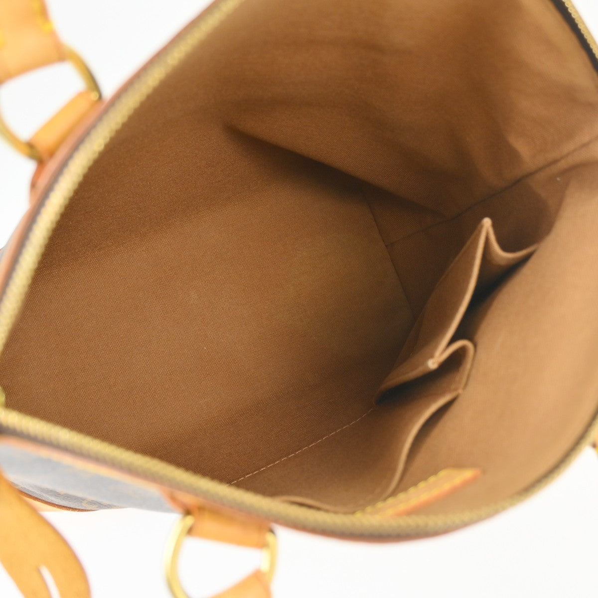 Louis Vuitton Lockit Monogram Canvas, Brown, Canvas, Handbag
