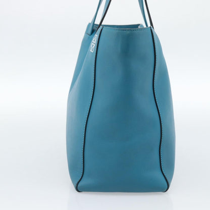 Loewe Anagram Leather, Blue, Leather, Tote Bag