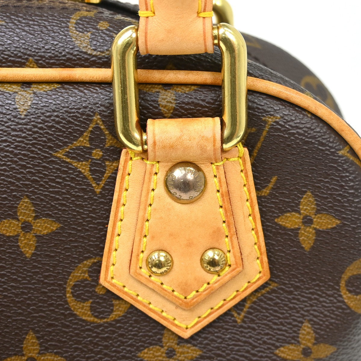 Louis Vuitton Manhattan Monogram, Brown, Canvas, Handbag